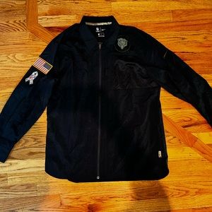 Men's Nike Black Chicago Bears 2020 Salute To Service Sideline Full-Zip Jacket